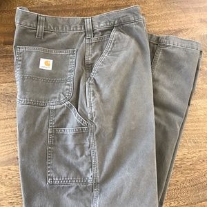 Carhartt pants. Color dark  moss green. Size 42x32